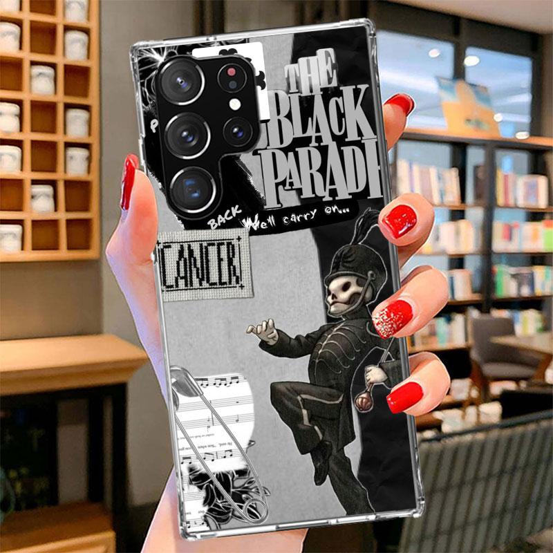 My Chemical Romance MCR Phone Case For Samsung Galaxy S26 S25 Edge S24 Ultra S23 S22 Plus S21 S20 FE Soft Fundas Shell Galaxy S2