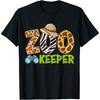 Zookeeper Costume Safari Trip African Savanna Animals Theme T-Shirt