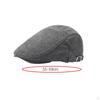 Beret Cabbie Hat Head Warmer Ivy Cap Adjustable Breathable Newsboy Women Men Flat for