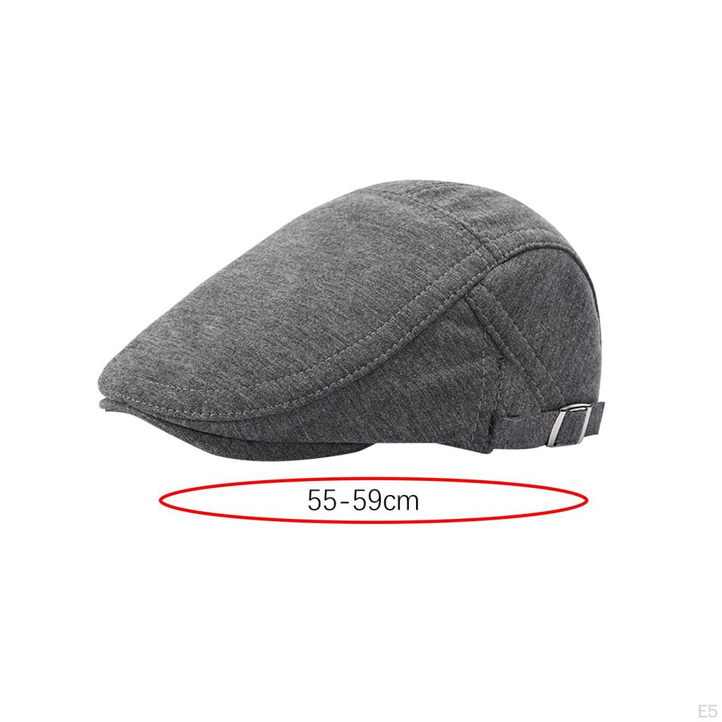 Beret Cabbie Hat Head Warmer Ivy Cap Adjustable Breathable Newsboy Women Men Flat for