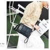 Hakiki Deri Kadın Püskül Omuz Çantaları Messenger Çanta Perçin Debriyaj Bayanlar Crossbody Çanta