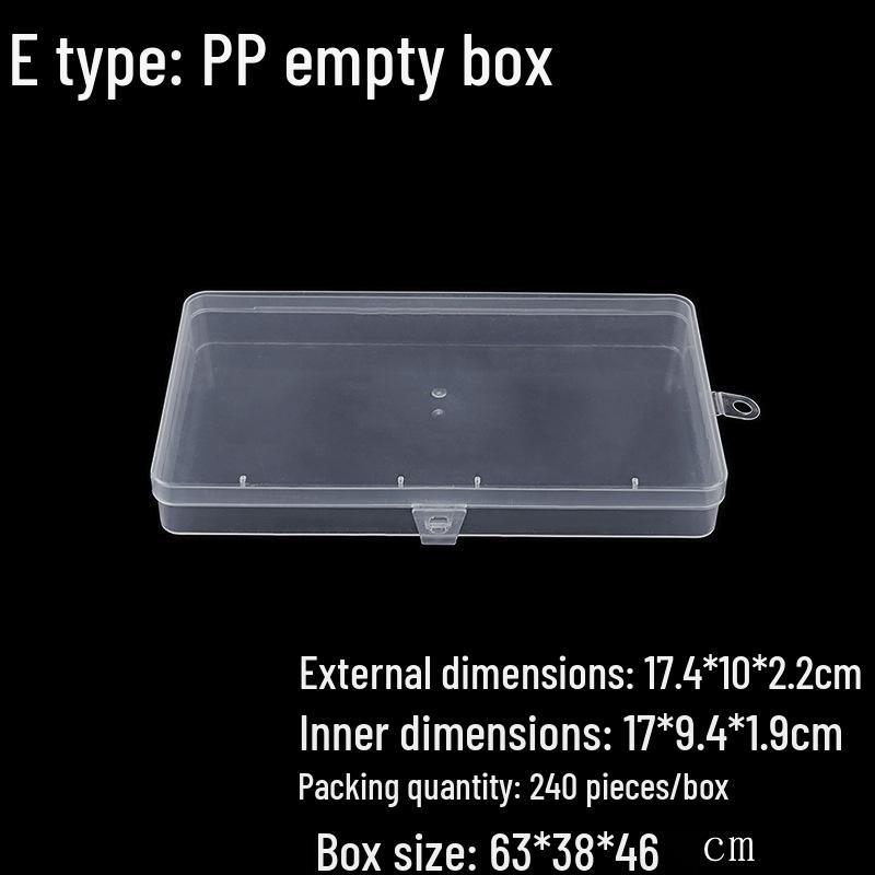Multi-Purpose Clear Storage Box: Tackle, Stationery, Mask, Phone Case, Cable, Card Organizer