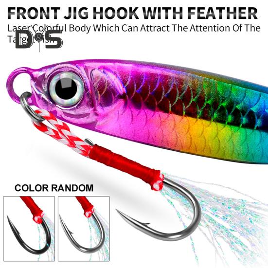 .4CM/7G 5.5CM/15G 6.1CM/20G 7.1CM/30G Jigging Fishing Lure with Hook Realistic Trolling Fishing Bait Freshwater Saltwater Fishing Accessories