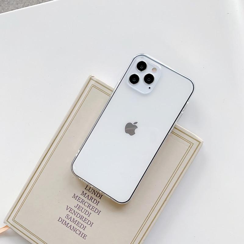 iPhone17 transparent color soft case Apple 17PROMAX mobile phone case transparent soft case Apple 14PRO suitable