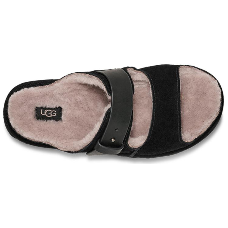 UGG Goldenstar Clog Slippers Newborn Series Port Souffle Simple Comfortable Slide Sandals Women Slippers Black 1167611-BLK