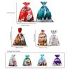 12/24/30Pcs Holiday Gift Bags With Drawstring Closure For Christmas Decorations Durable Efficient Foil Materials Assorted Sizes And Colorful Pattern