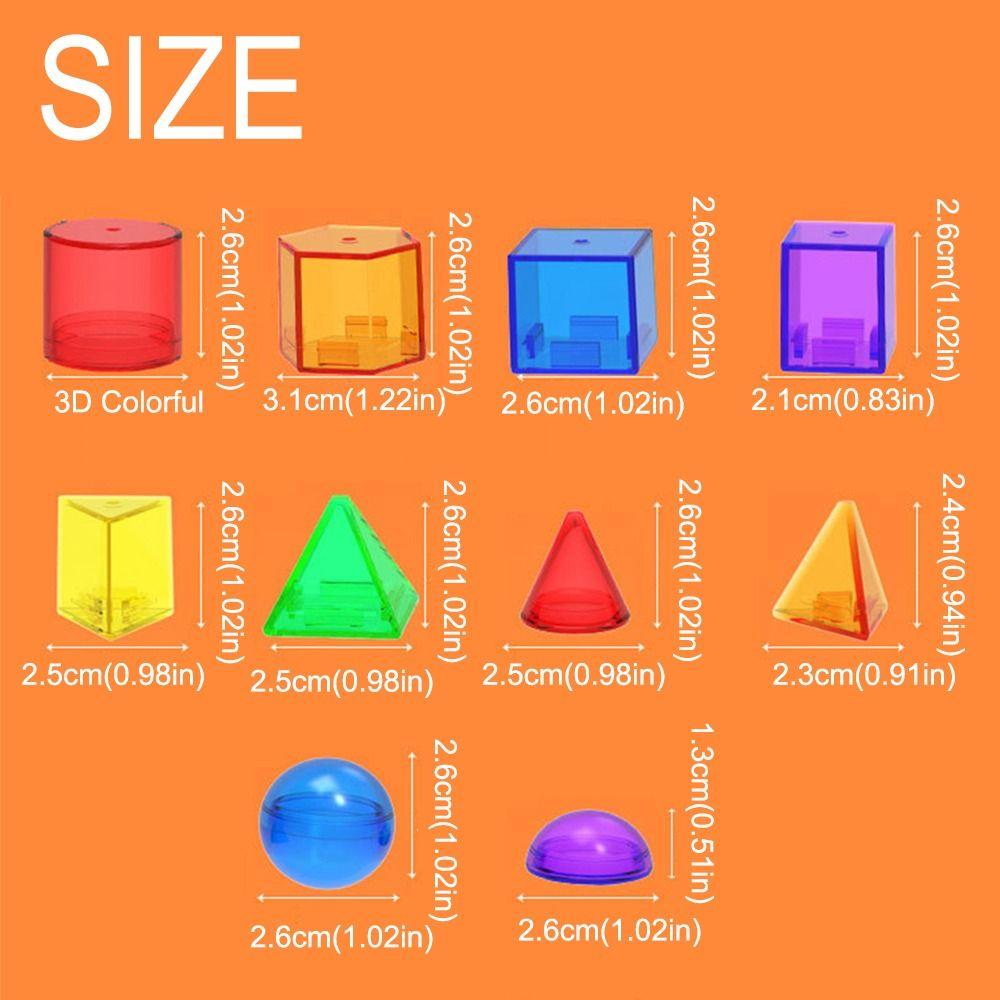 Translucent Kid Montessori Toy Creative Sensory Learning Toy Montessori Table Toys  Home Playroom
