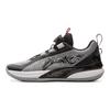 Li Ning Kids Mesh Fashion Sports Simple Versatile Comfortable Non-Slip Breathable Low-Top Basketball Shoes Kids Sneaker Gray Black YKBV024-5