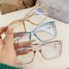 Transparent Square Computer Glasses Frame Women Men Anti Blue Light Rectangle Eyewear Blocking Optical Spectacle Eyeglasses