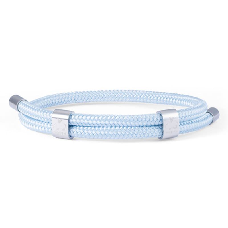 PIG & HEN Double Little Louis Bracelet - Arctic Blue X Silver