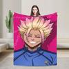 Ryusei Shidou Blankets  Super Warm Graphic Plush Throw Blanket For Couch Chair Camping Flannel Bedspread Bed Cover