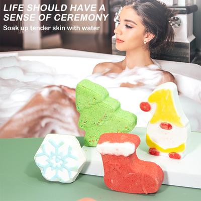 Christmas Series Bath Ball Set Four Piece Set Oil Bath Christmas Day Bath Ball