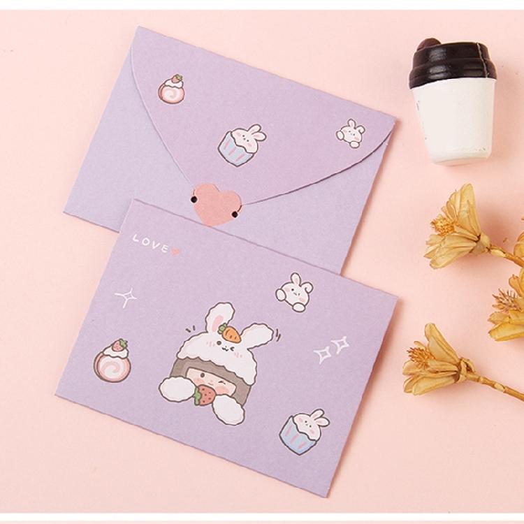 Birthday Card Festival Card Cartoon Animal Greeting Card Envelope Postcard for Children