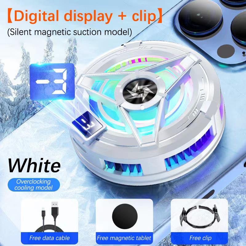 Magnetic Semiconductor Mobile Phone Radiator Sl17 Back Clip Cooling Suitable For Mobile Phone Tablet Radiator