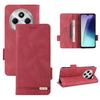 For Xiaomi Poco C75 4G/Redmi 14R 5G/14C 4G Case Leather Wallet Flip Phone Cover with Hardware Decor