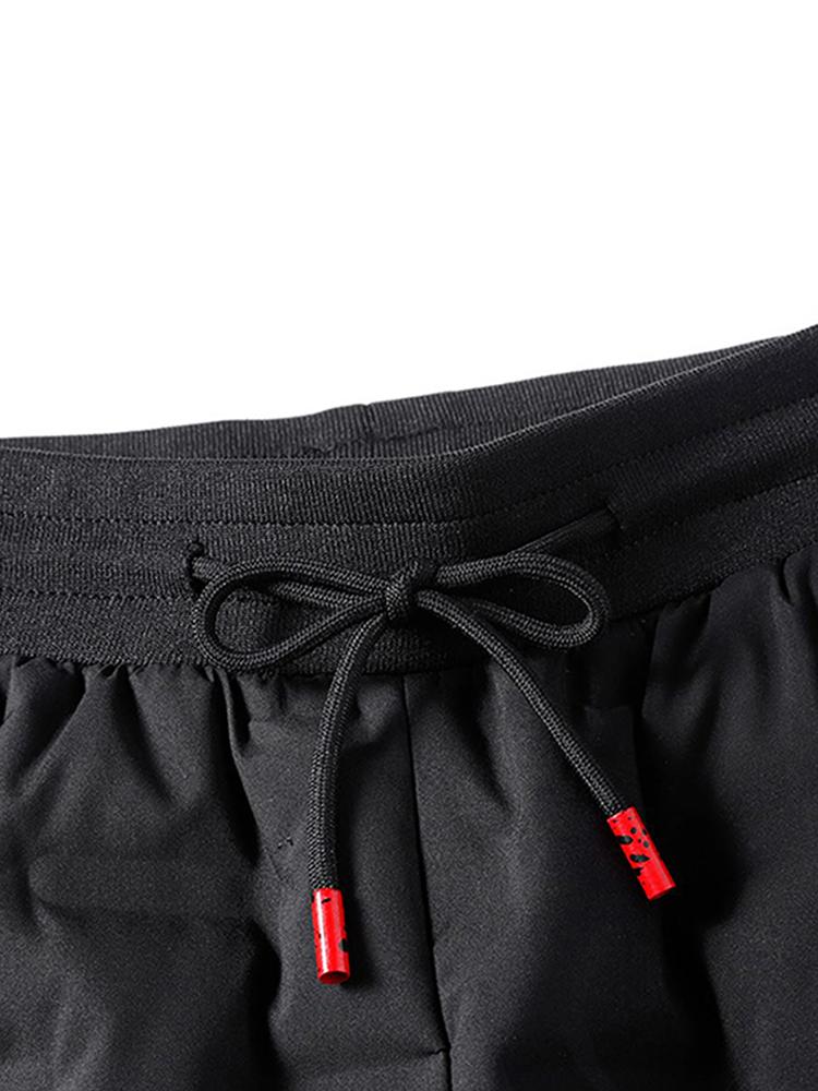 Icaruk Sports Quilted Thermal Duck Down Elastic Waist Casual Padded Pants Apt192