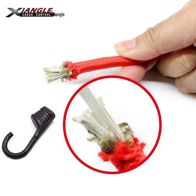 Elastic Motorcycle & Bicycle Cargo Strap - Reinforced Trunk Hook Rope for Luggage & Bundling