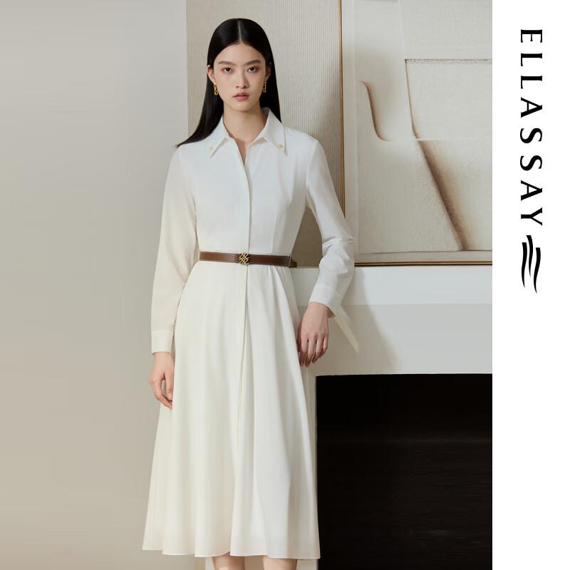 

ELLASSAY 3D Cut Long Sleeve Shirt Dress L