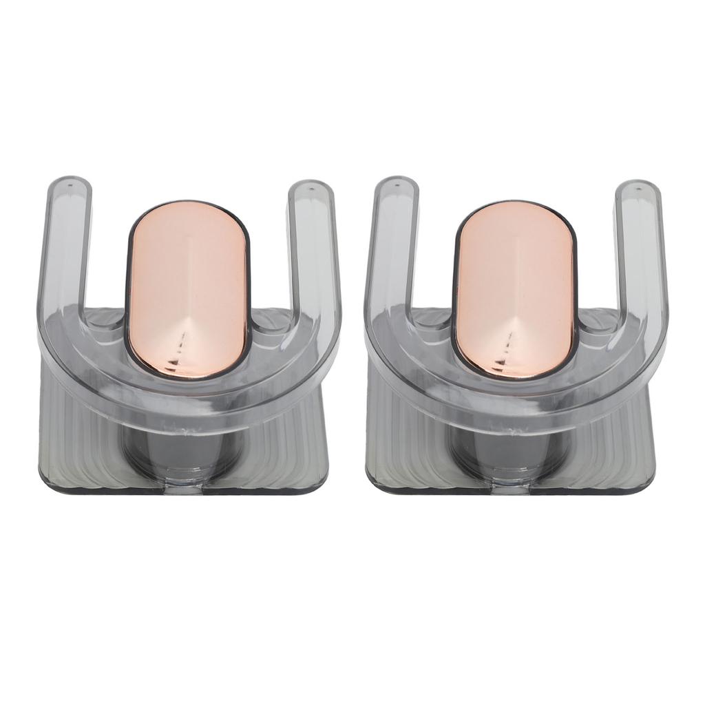 2Pcs Wall Mounted Slippers Rack Strong Plastic Space Saving Waterproof Slippers Hanger for Home Bathroom Salon