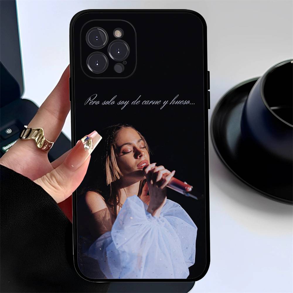 Singer T-TINI M-Martina Stoessel Phone Case For IPhone 17 Air 16 15 14 Plus 13 12 Mini 11 Pro Max Black Cover