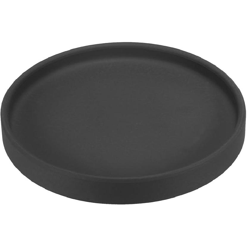 PATIKIL 6 Inch Round Ceramic Plant Saucer, Plant Saucer Tray Flower Planter Drip Tray for Indoors Outdoors Patio Balcony, Red