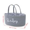 Large Capacity Storage Basket Cotton Rope Cosmetics Storage Baby Nappy Organiser  for Newborn