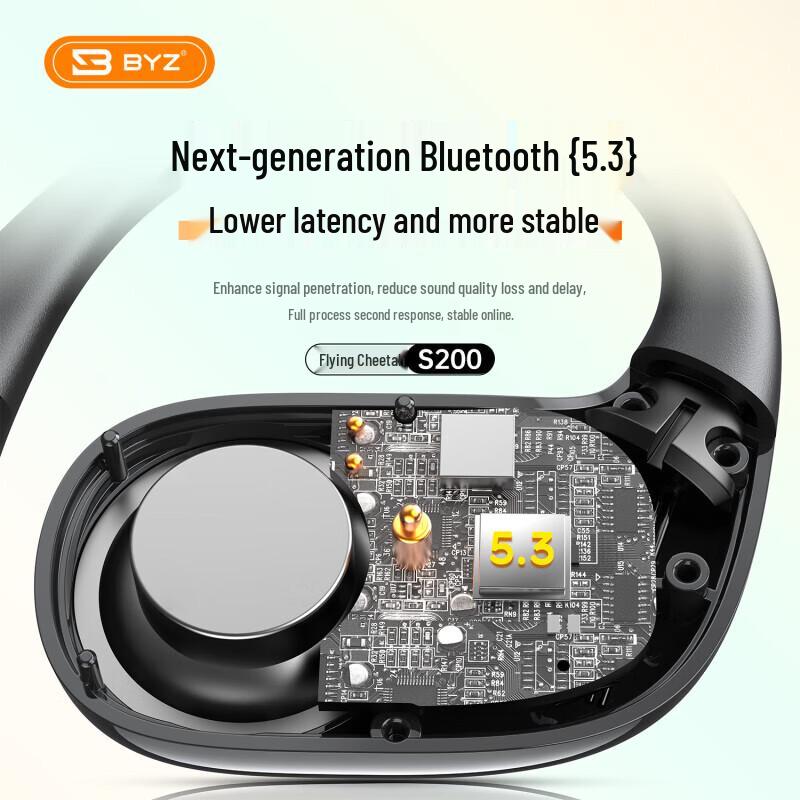 BYZ S200 Open-Ear Bone Conduction Bluetooth Earphones