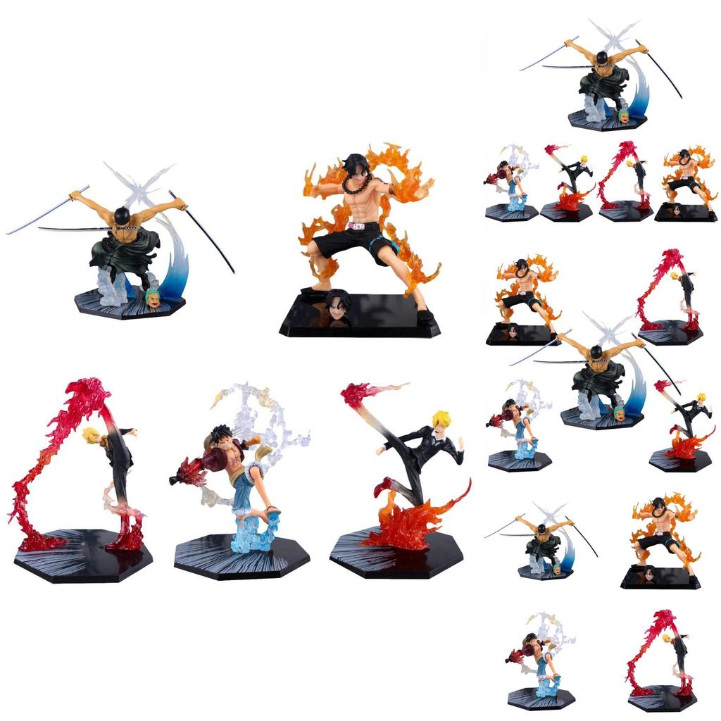 Anime One Piece Mode Monkey D Luffy Vinsmoke Sanji Portgasdace Ornaments Gift