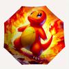 Charmander Pokémon Automatic Folding Umbrella, 8 Ribs for All-Season Use, Portable for Travel & Outdoor Activities a0819055