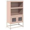 VidaXL Highboard Pink 68x39x123 Cm Steel, Cabinet, Storage Cabinet, Highboard, Sideboard, Tall Cabinet, 853369