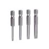 4 ks 50mm plochých šroubovacích bitů 3-6mm magnetické ploché hlavy 1/4'' šestihranná stopka SL3/SL4/SL5/SL6 pro příslušenství k elektrickému nářadí