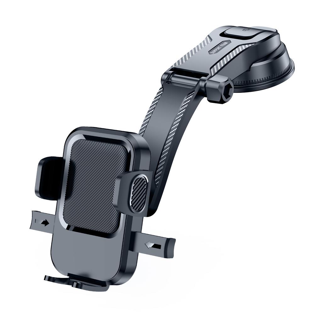 Foldable Anti Shake Suction Cup Car Phone Holder Dashboard Navigation Support Stand