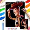 Oil Painting DIY Digital Painting HandPainted Cowboy Sheriff Wall Art for the Living Room or Entryway.