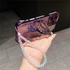 Redmi Note 14 Pro 5G Shockproof Glitter Butterfly Holder Stand Case For Xiaomi Redmi Note 14S 13 14 Pro Plus Crystal Chain Cover