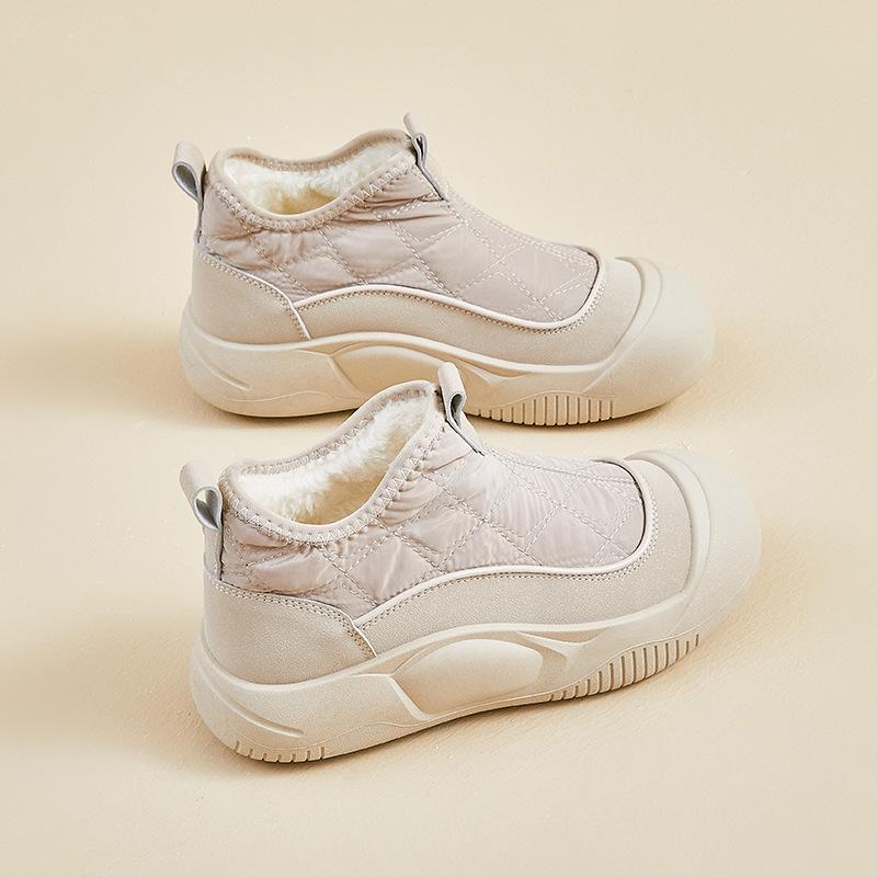 

Женские флисовые и утепленные зимние ботинки, повседневные нескользящие ботильоны 39