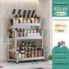 Multifunctional 3-Tier Stainless Steel Kitchen Storage Rack