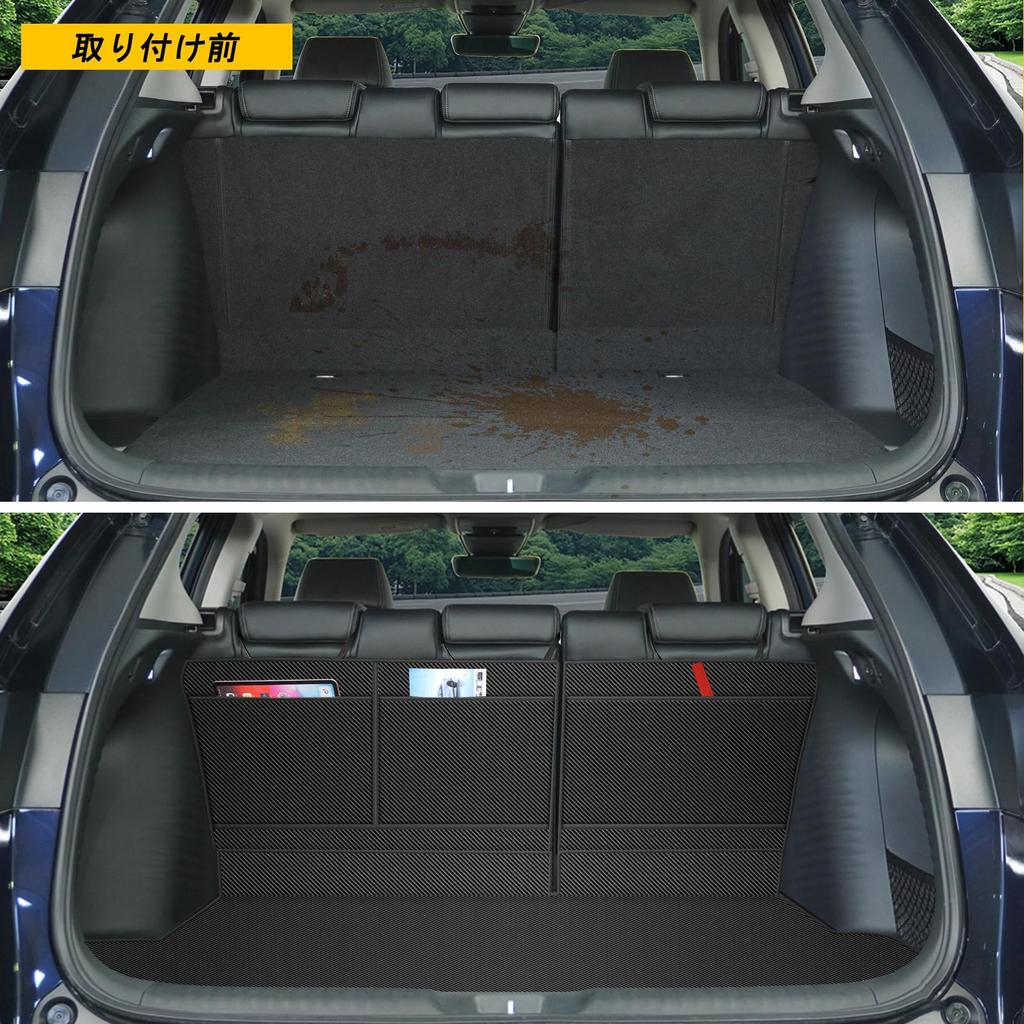 YORKNEIC Honda New Luggage Mat Compatible with RZ Series ZRV Trunk Mat Back Cover Car Model Specific Trunk Mat Rear Back Cover Synthetic Leather