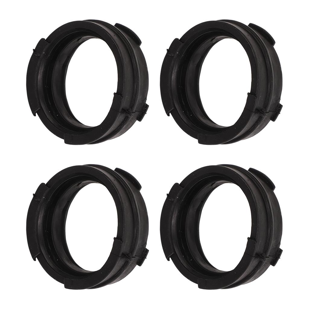 4 Stück Vergaser Ansaugkrümmer Stutzen Verbindungen Schwarz Gummi Ersatz für Magna VTR250 VT250 MC20