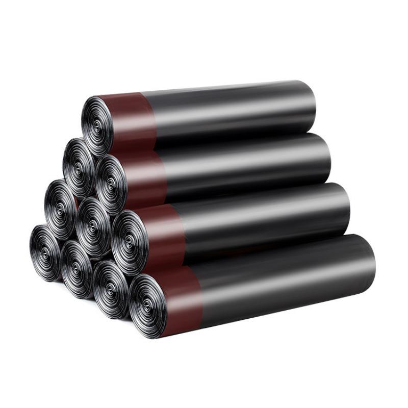 Student Dormitory Thick Drawstring Garbage Bags, Hand-held Thick-colored Plastic Cleaning Bags for Household Use