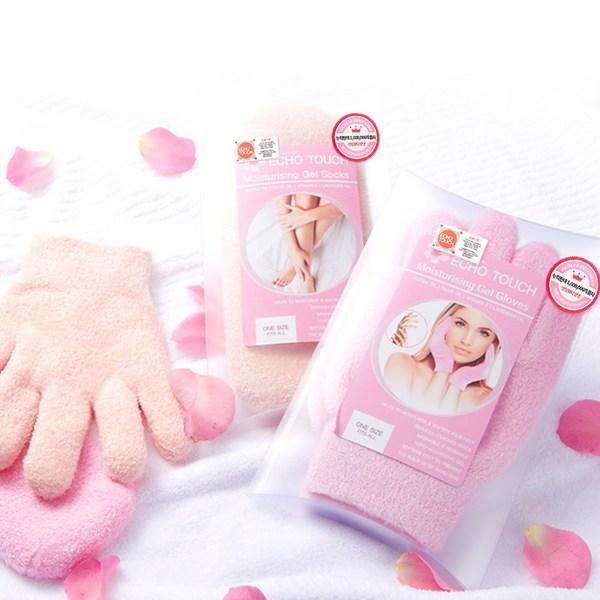 Eco Touch Moisturizing Gel Socks Pink, 1 Pack, 1 Piece