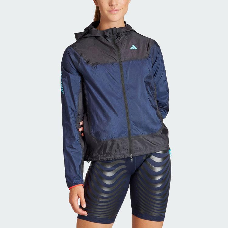 

New Adidas Adizero Jackets Women s Legend Ink IM4165 M