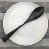 Accessories Top Quality Stainless Steel Scoop Forks Kinfe Party Dinnerware Set Matte Black Cutlery Set Drop Shipping 1 Piece