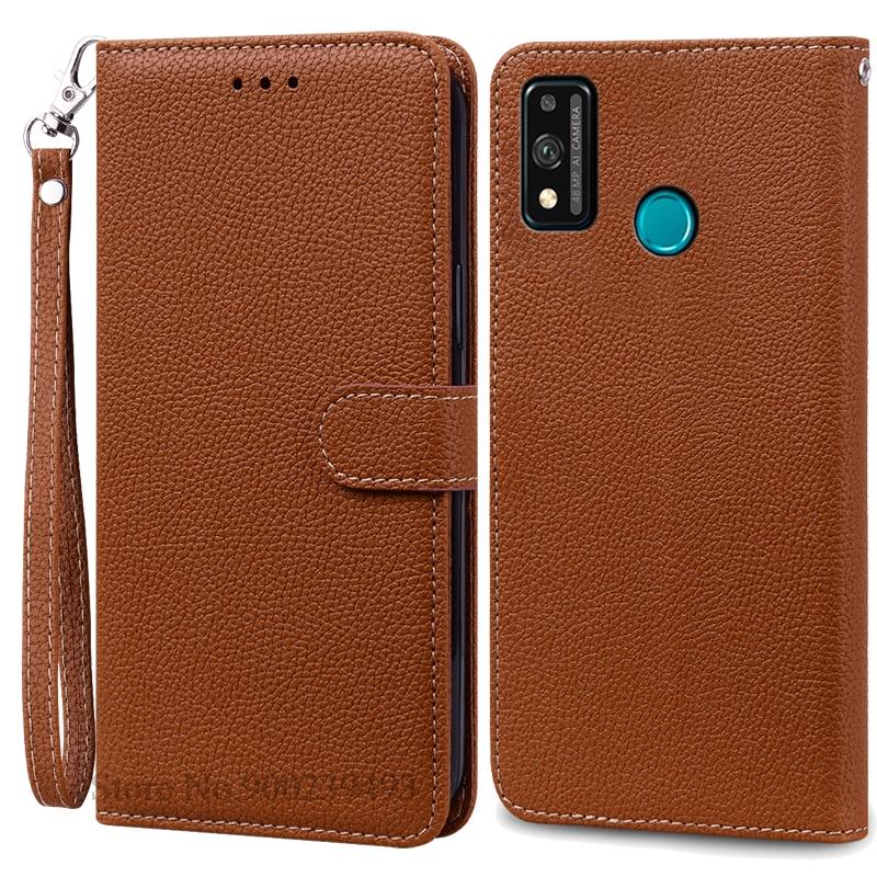 For Honor 9X Lite Etui Lær Flip Lommeboketui For Honor 9X Lite JSN-L21 JSN-L22 JSN-L23 Deksel Honor 9 X Lite Telefonetui Fundas