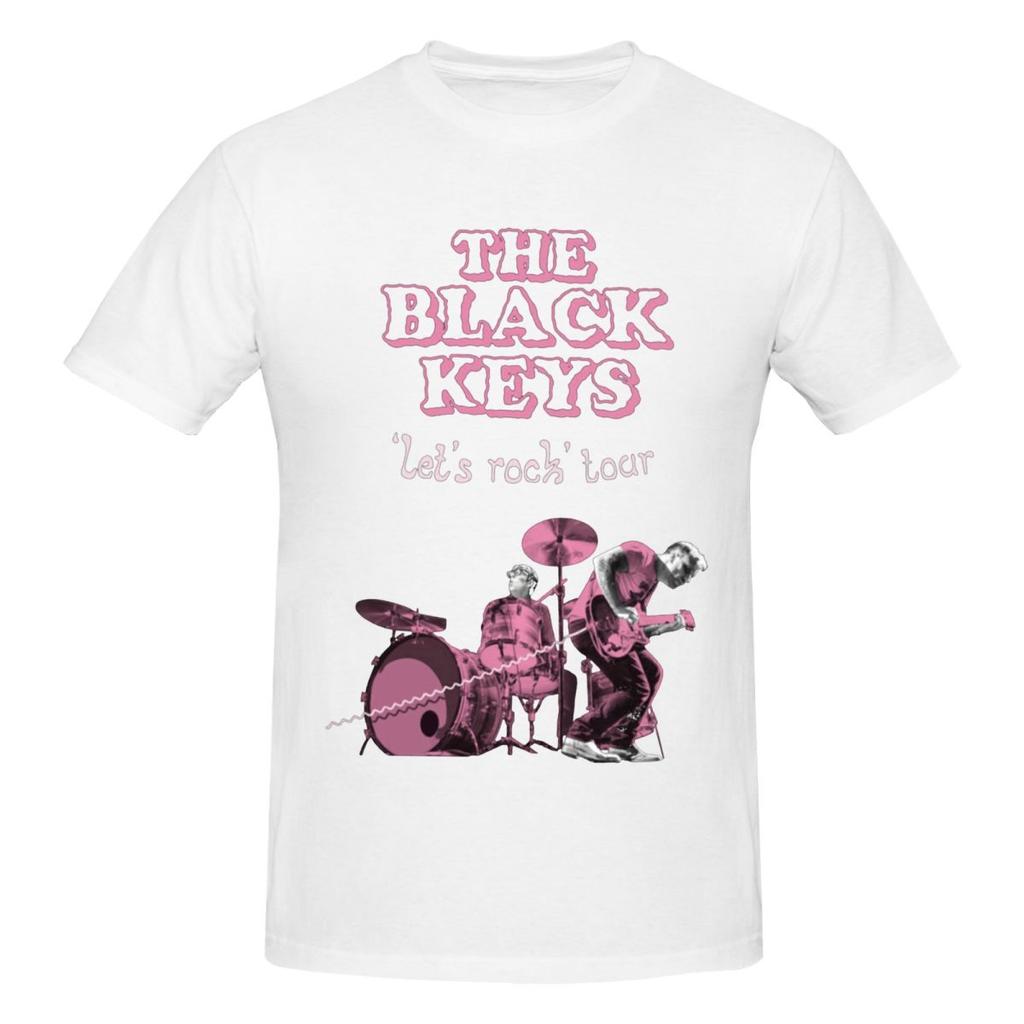 Unisex The Black Keys Trendy T Shirt Streetwear O-neck Cotton Tshirt