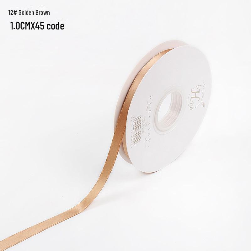 Bright Polyester Ribbon for Flower Packaging and DIY Gifts