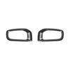 Front Fog Light Lamp Frame Trim Decor Cover for Jeep Renegade 16-18 Carbon Fiber