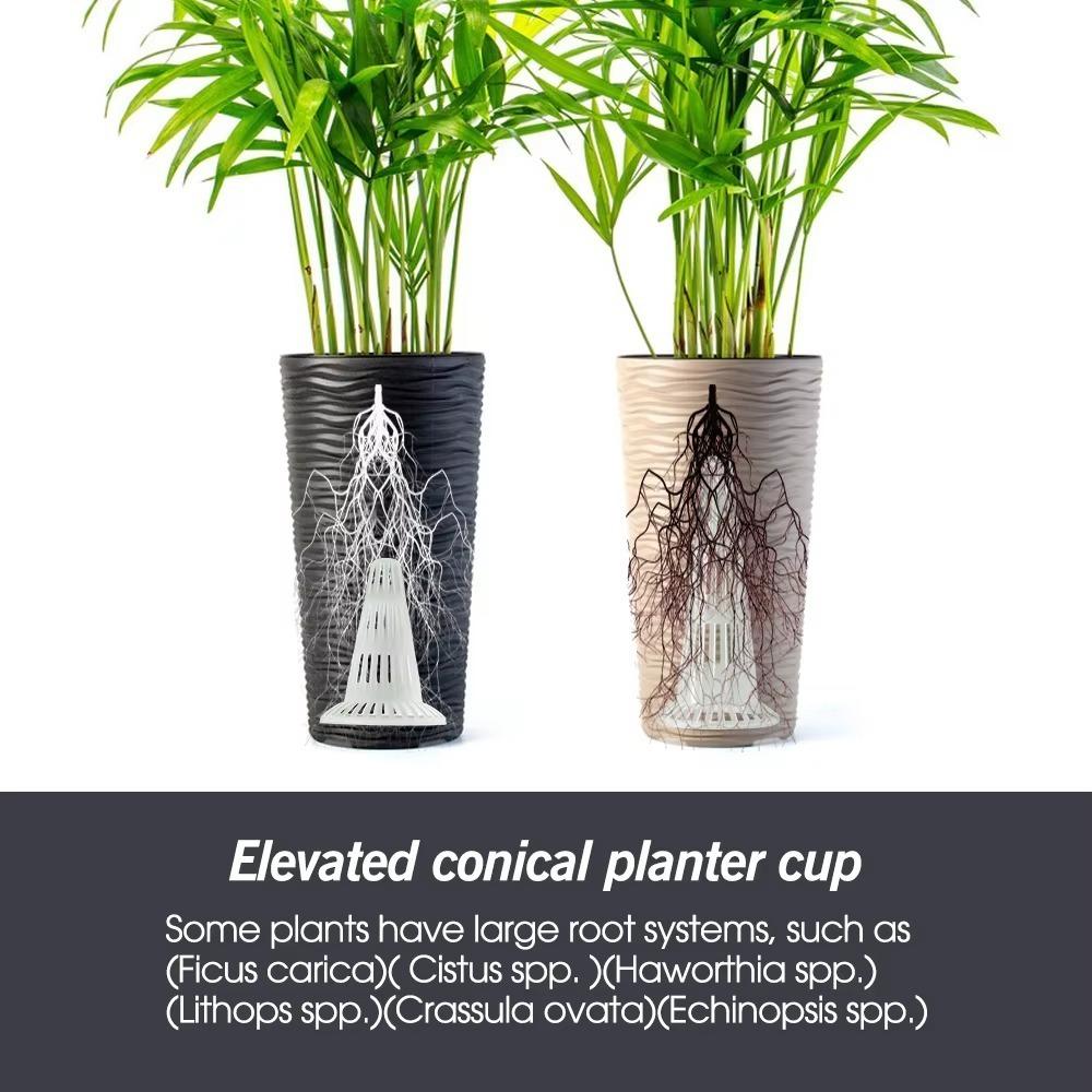 10pcs Leakproof Flower Pot Bottom Net Breathable Bonsai Pot Conical Bottom Durable Hole Mesh Cup