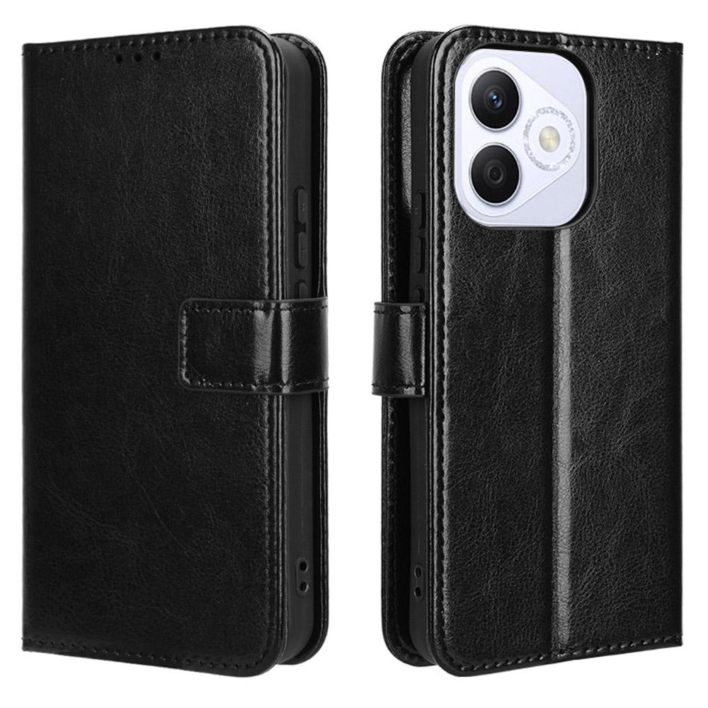 For Honor X60i 5G Case Crazy Horse Texture PU Leather Phone Wallet Cover