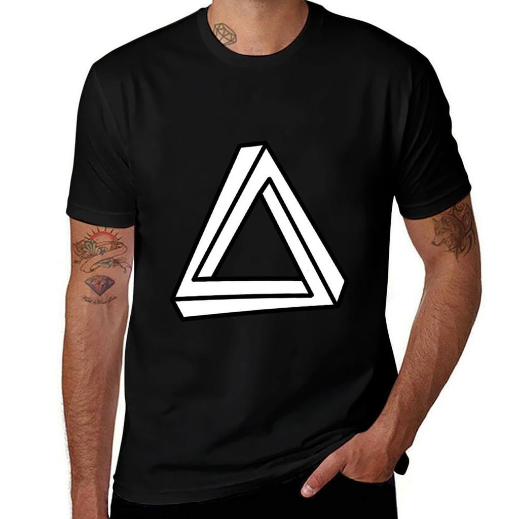 Penrose Triangle Tshirt Plus Size Gym Sports Tshirt