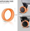 YEPZY Travel Luggage Wheel Protection Covers,Trolley Wheel Cover Silicone Shock Absorption Wheel Cover for Trolley Bag Suitcase Wheel Cover Silicone